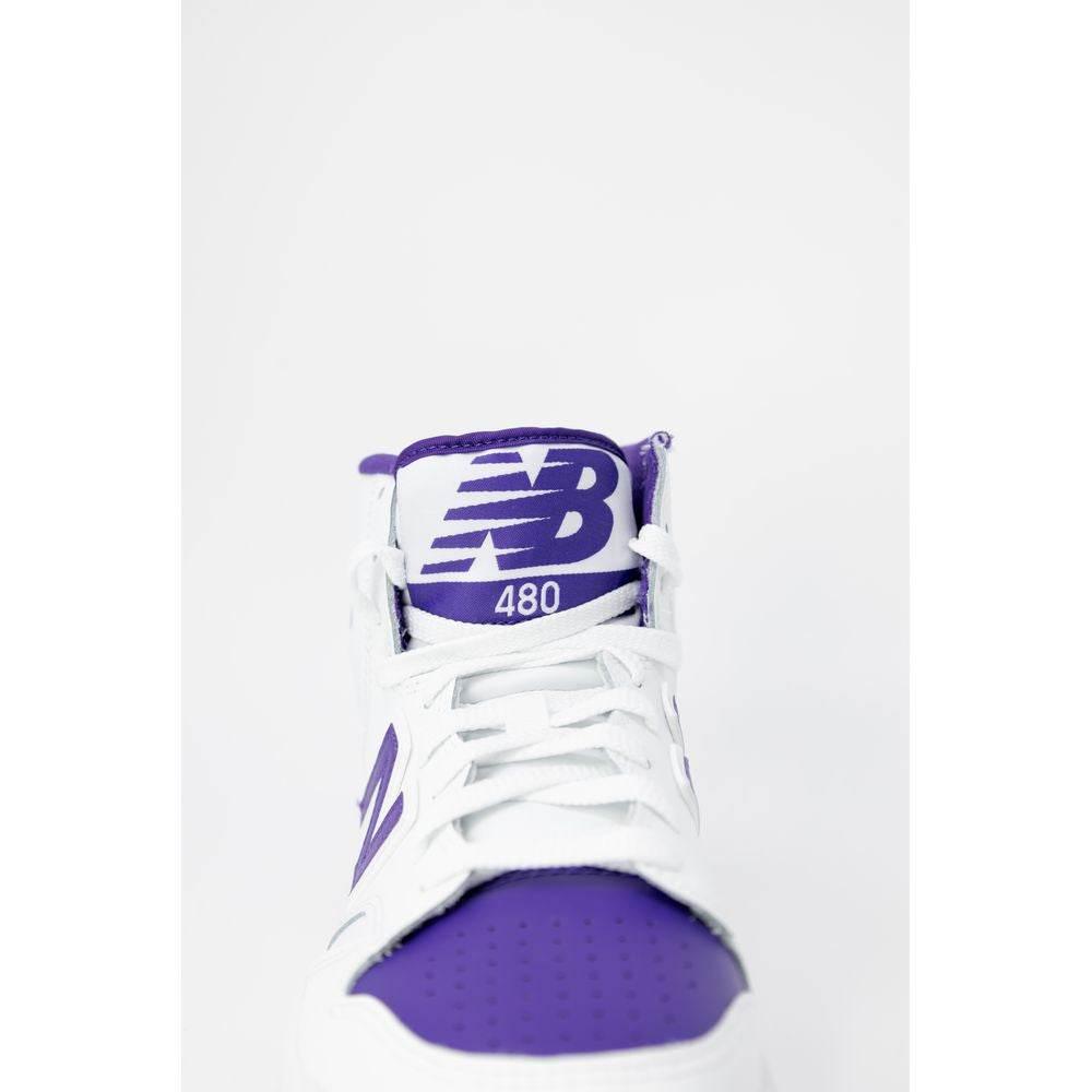 New Balance Purple Leather Sneaker - Hilstor