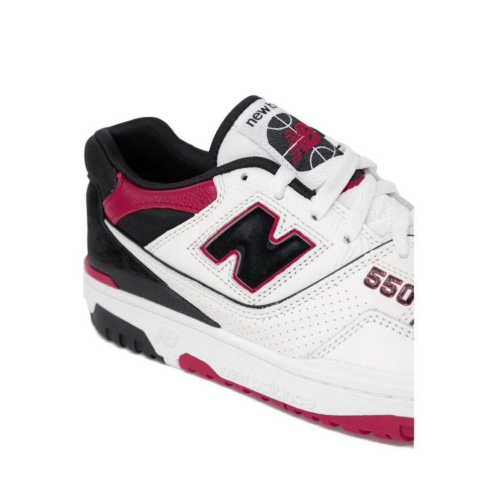 New Balance Red Leather Sneaker - Hilstor
