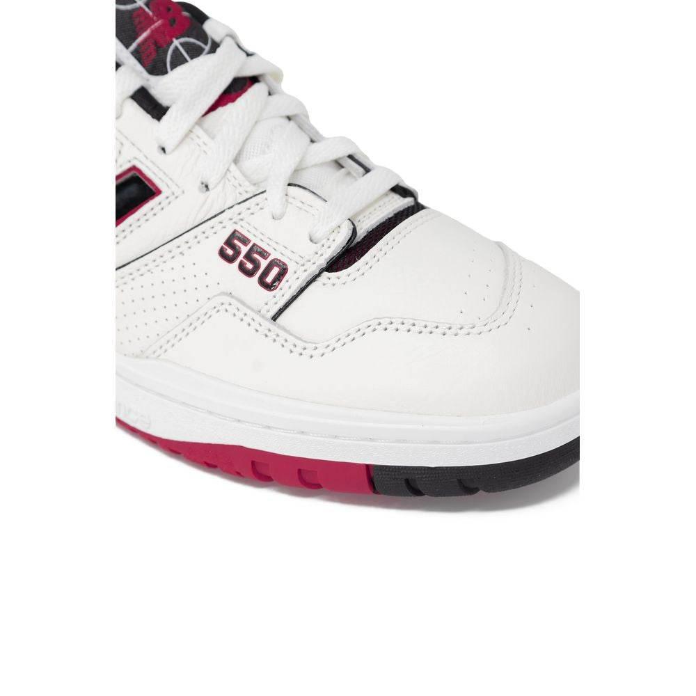 New Balance Red Leather Sneaker - Hilstor