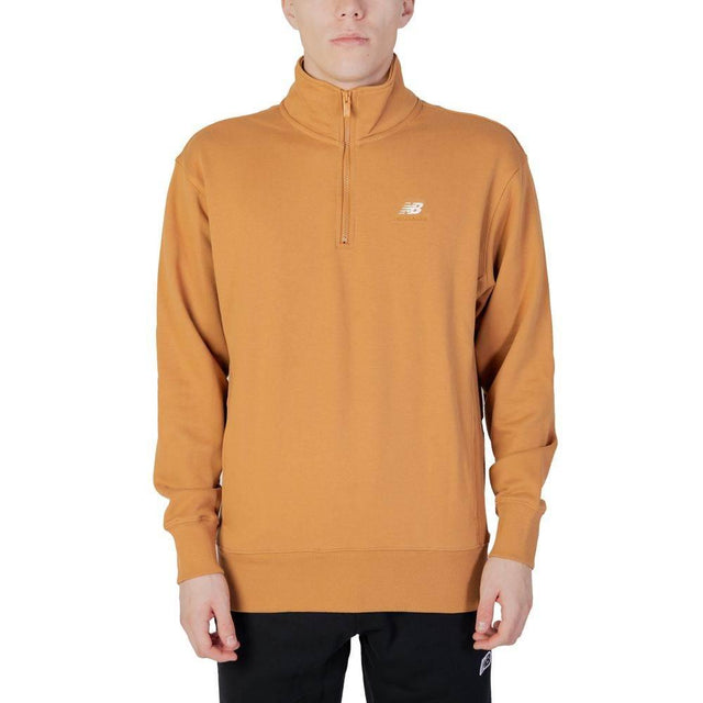New Balance Brown Cotton Sweatshirt - Hilstor