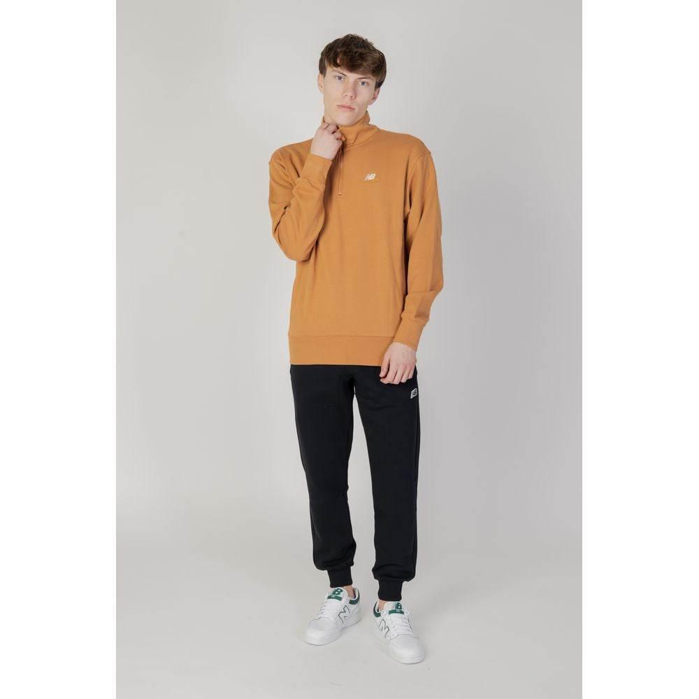 New Balance Brown Cotton Sweatshirt - Hilstor
