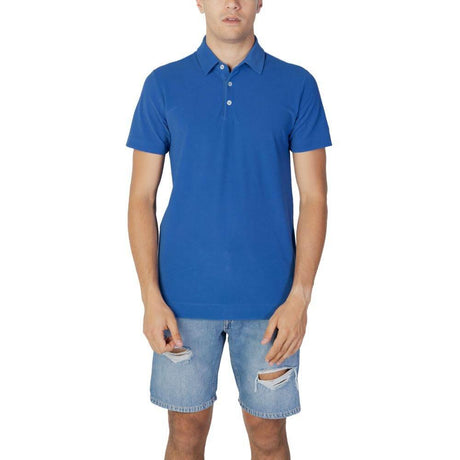 Suns Blue Polyester Polo Shirt - Hilstor