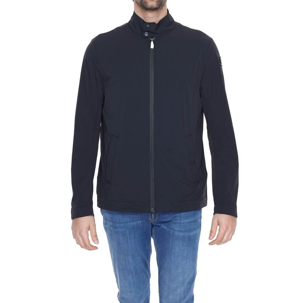 Suns Black Nylon Jackets & Coat - Hilstor