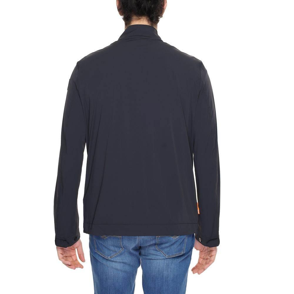 Suns Black Nylon Jackets & Coat - Hilstor