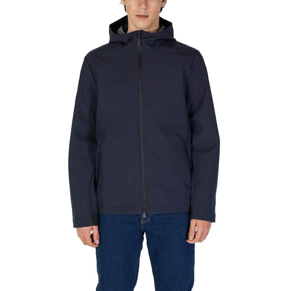 Suns Blue Polyester Jacket - Hilstor