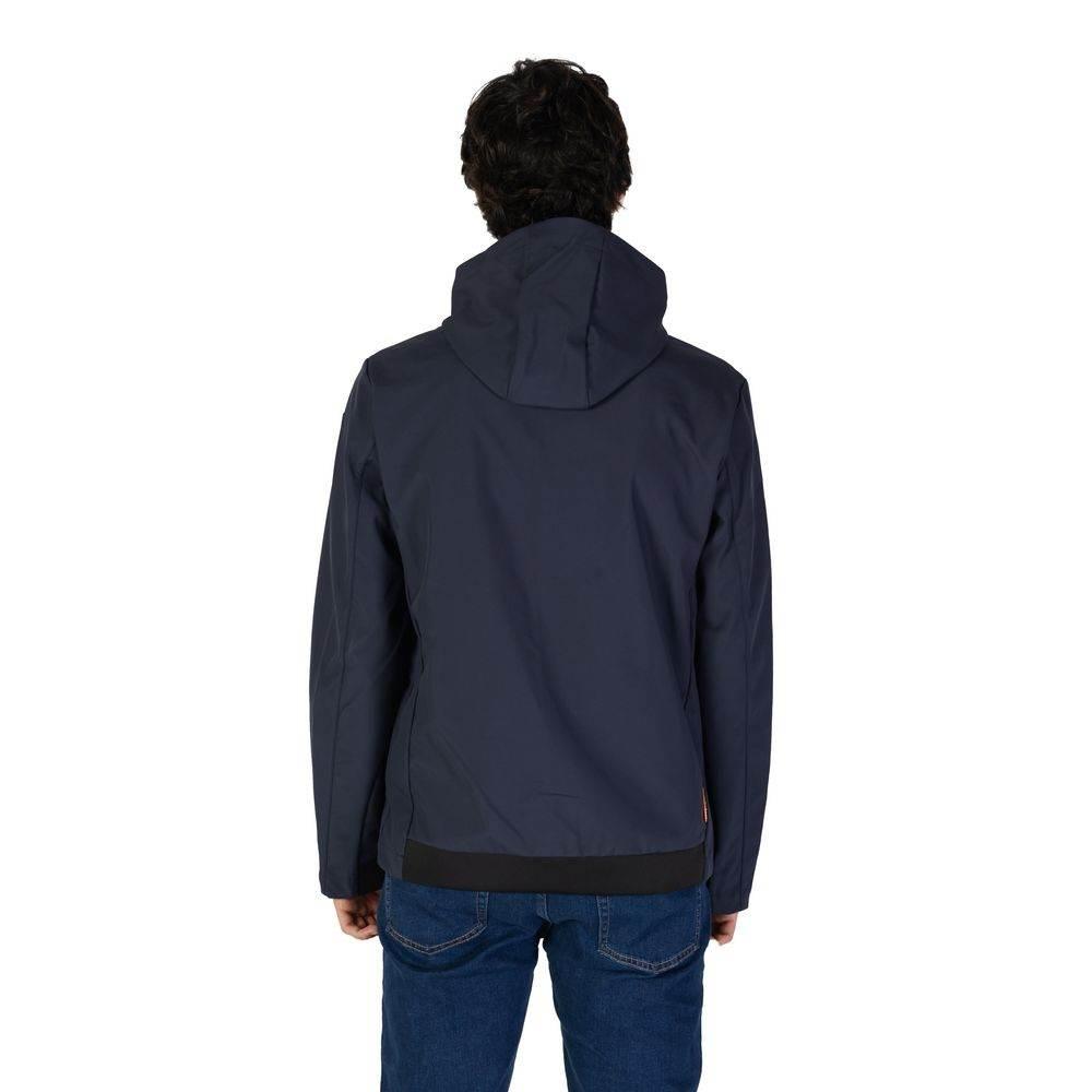 Suns Blue Polyester Jacket - Hilstor