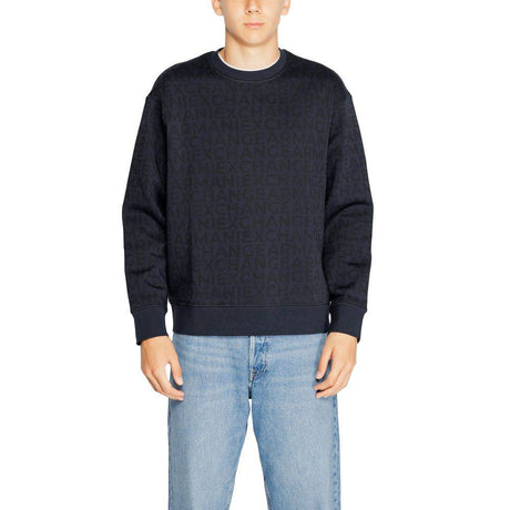 Armani Exchange Blue Cotton Sweater - Hilstor