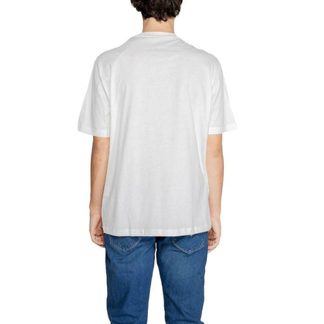 Armani Exchange White Cotton T-Shirt - Hilstor