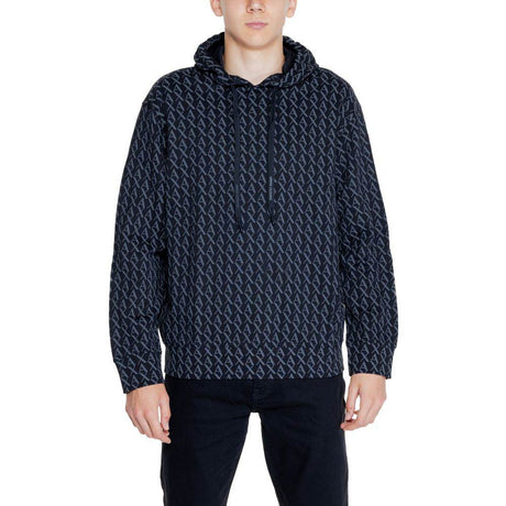 Armani Exchange Black Cotton Sweater - Hilstor