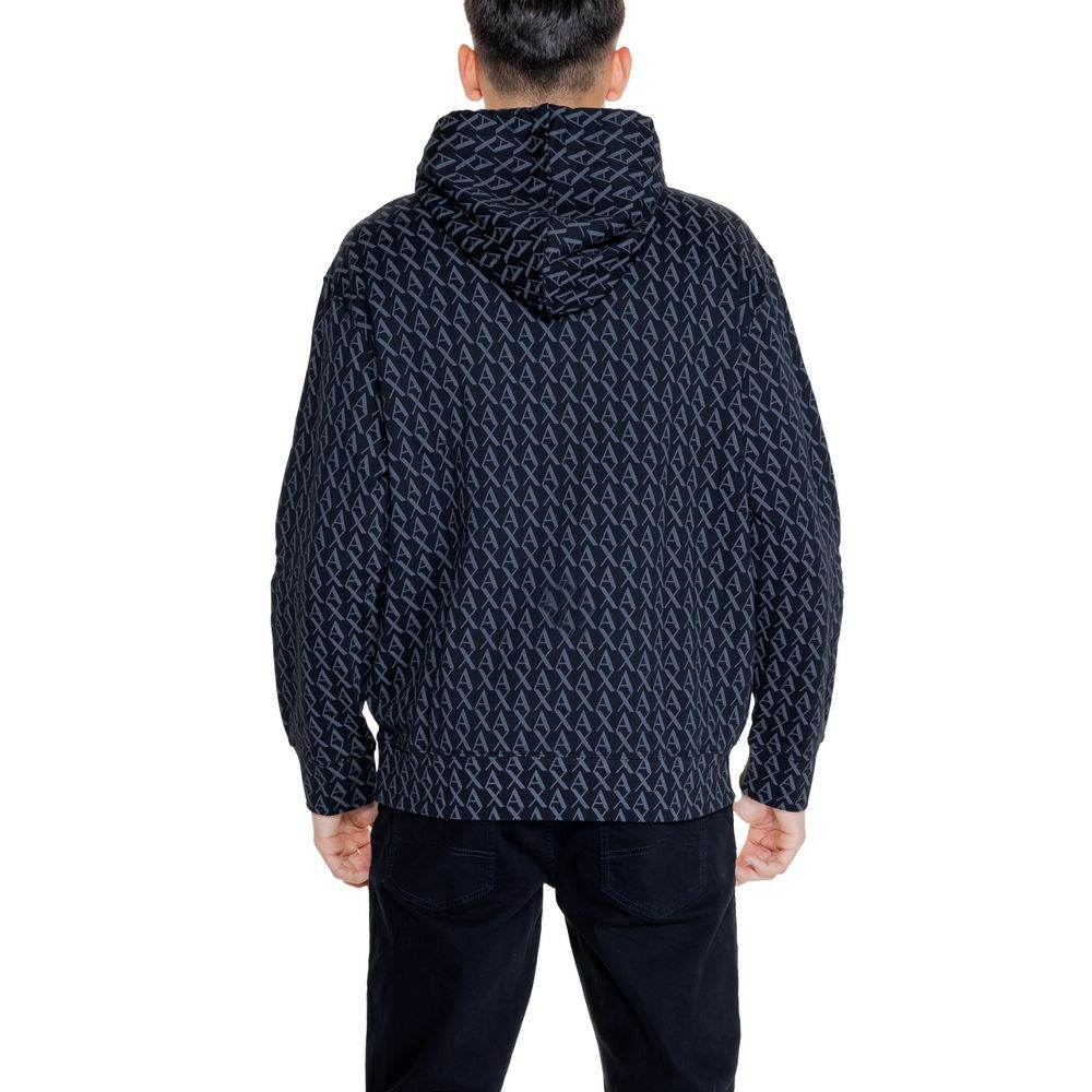 Armani Exchange Black Cotton Sweater - Hilstor