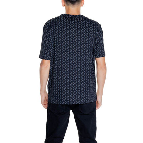 Armani Exchange Black Cotton T-Shirt - Hilstor