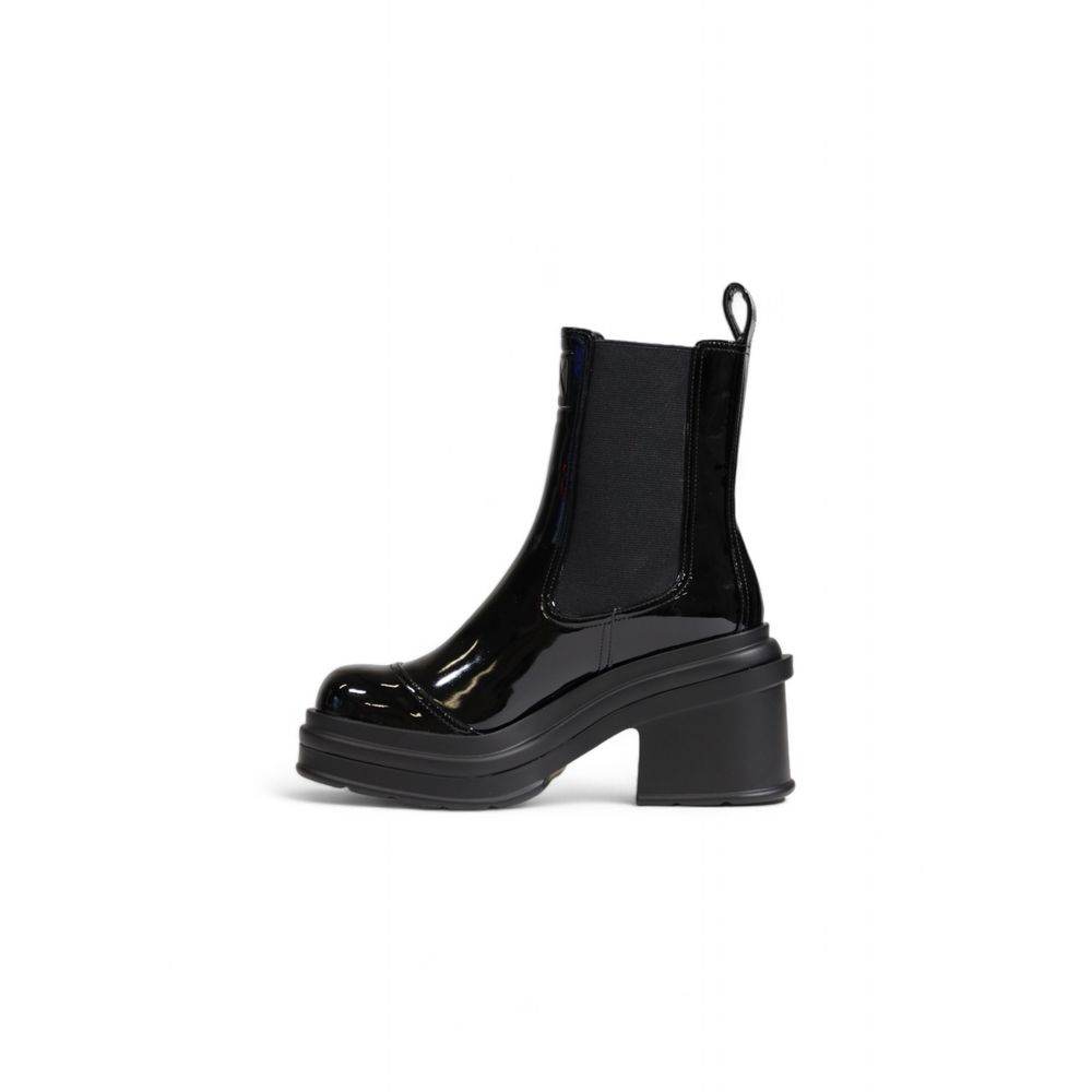 Armani Exchange Black Polyester Boot - Hilstor
