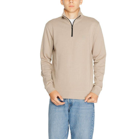 Hugo Boss Brown Cotton Sweatshirt - Hilstor