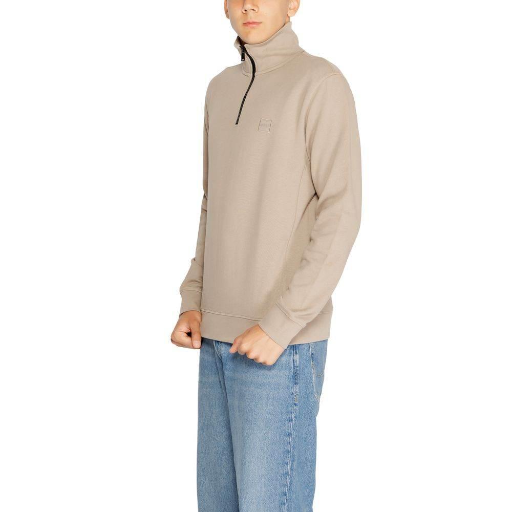 Hugo Boss Brown Cotton Sweatshirt - Hilstor