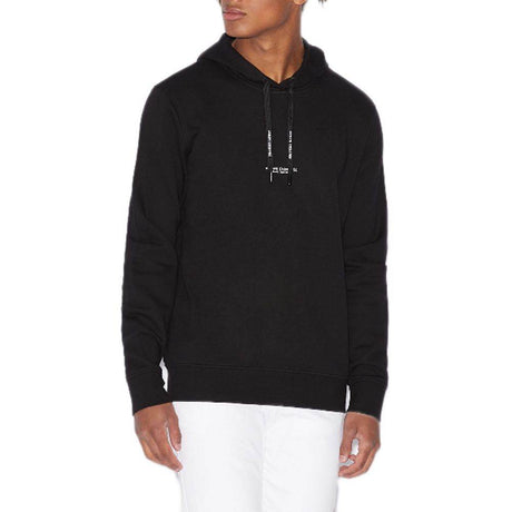 Armani Exchange Black Cotton Sweater - Hilstor