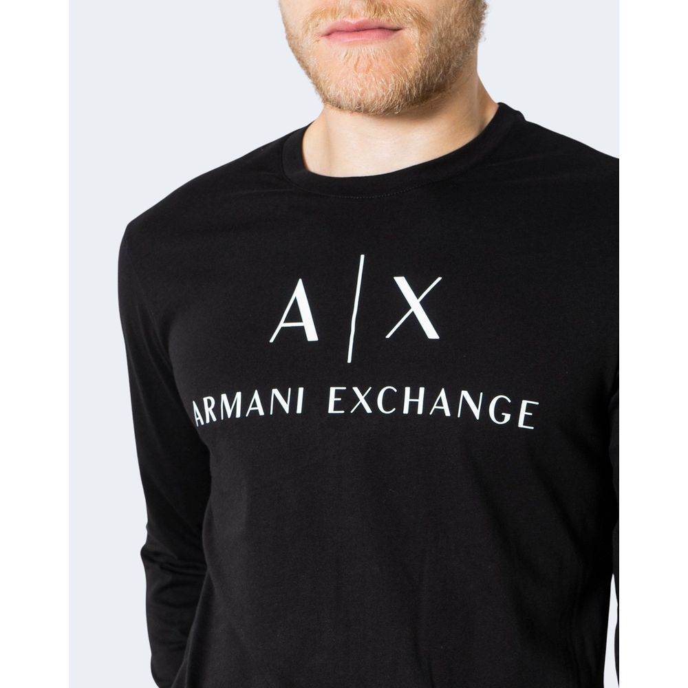 Armani Exchange Black Cotton Shirt - Hilstor
