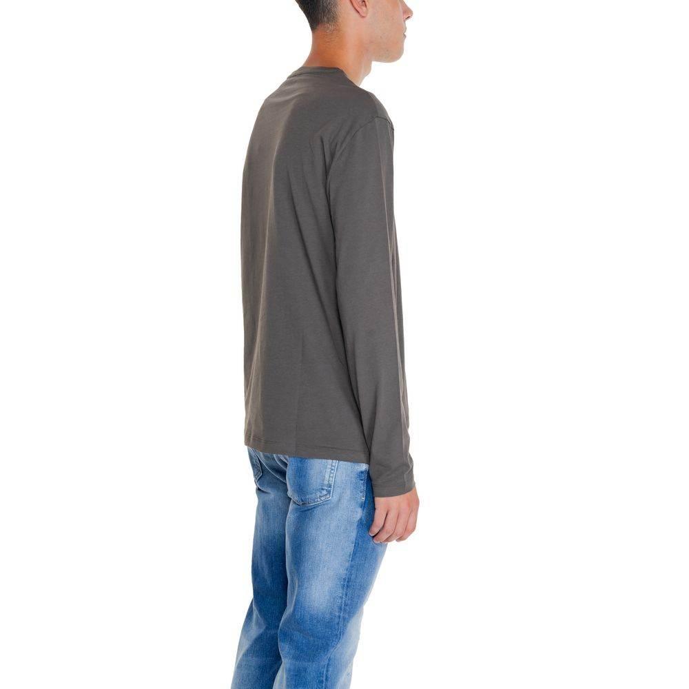 Armani Exchange Green Cotton Shirt - Hilstor
