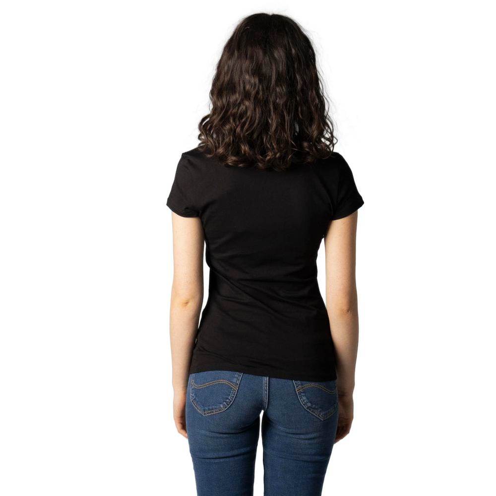 Armani Exchange Black Cotton Tops & T-Shirt - Hilstor