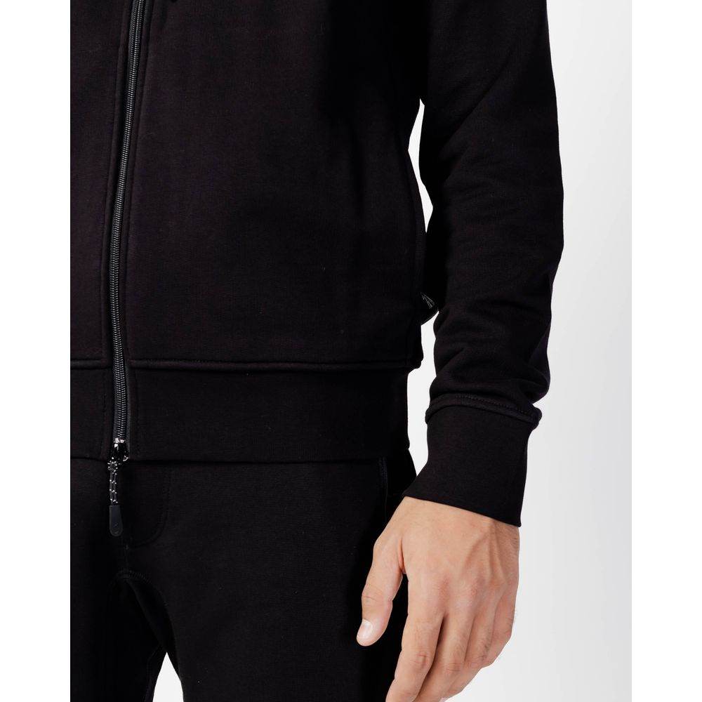 Armani Exchange Black Cotton Sweater - Hilstor