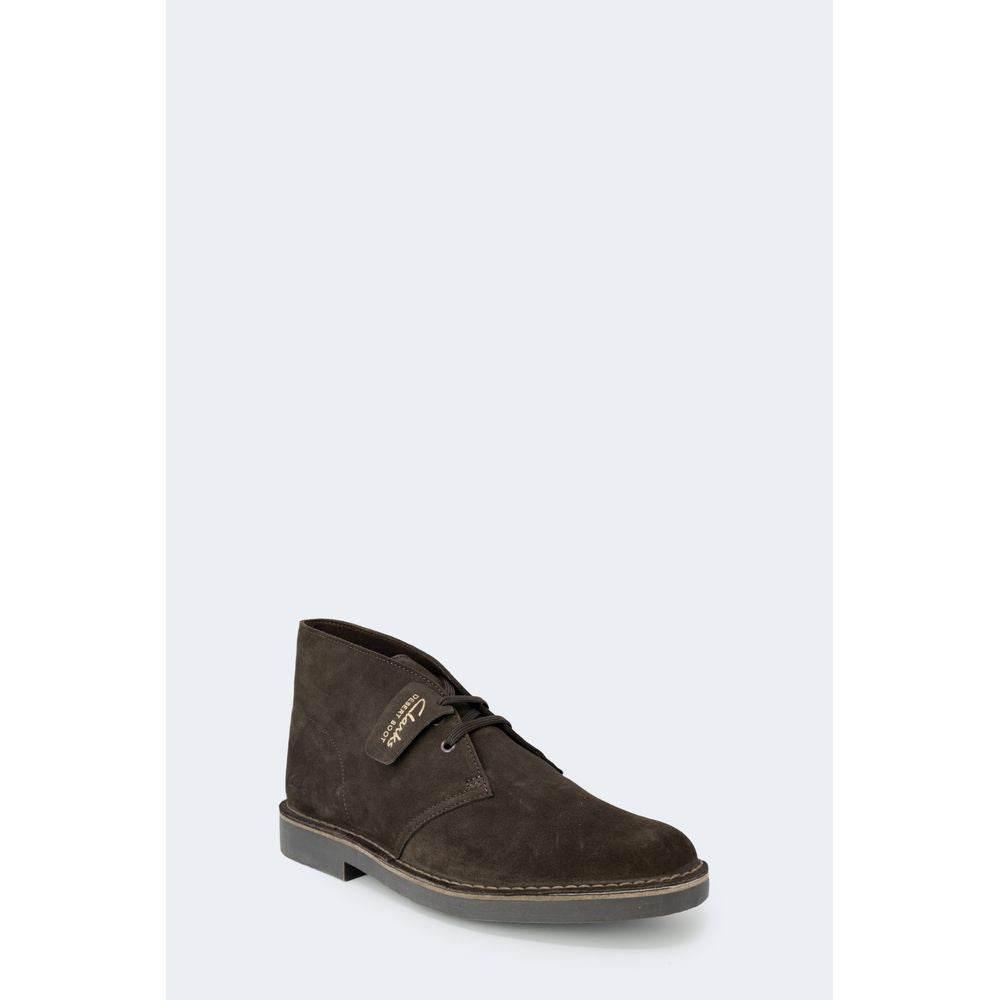 Clarks Brown Leather Boot - Hilstor