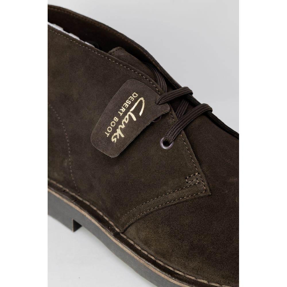 Clarks Brown Leather Boot - Hilstor