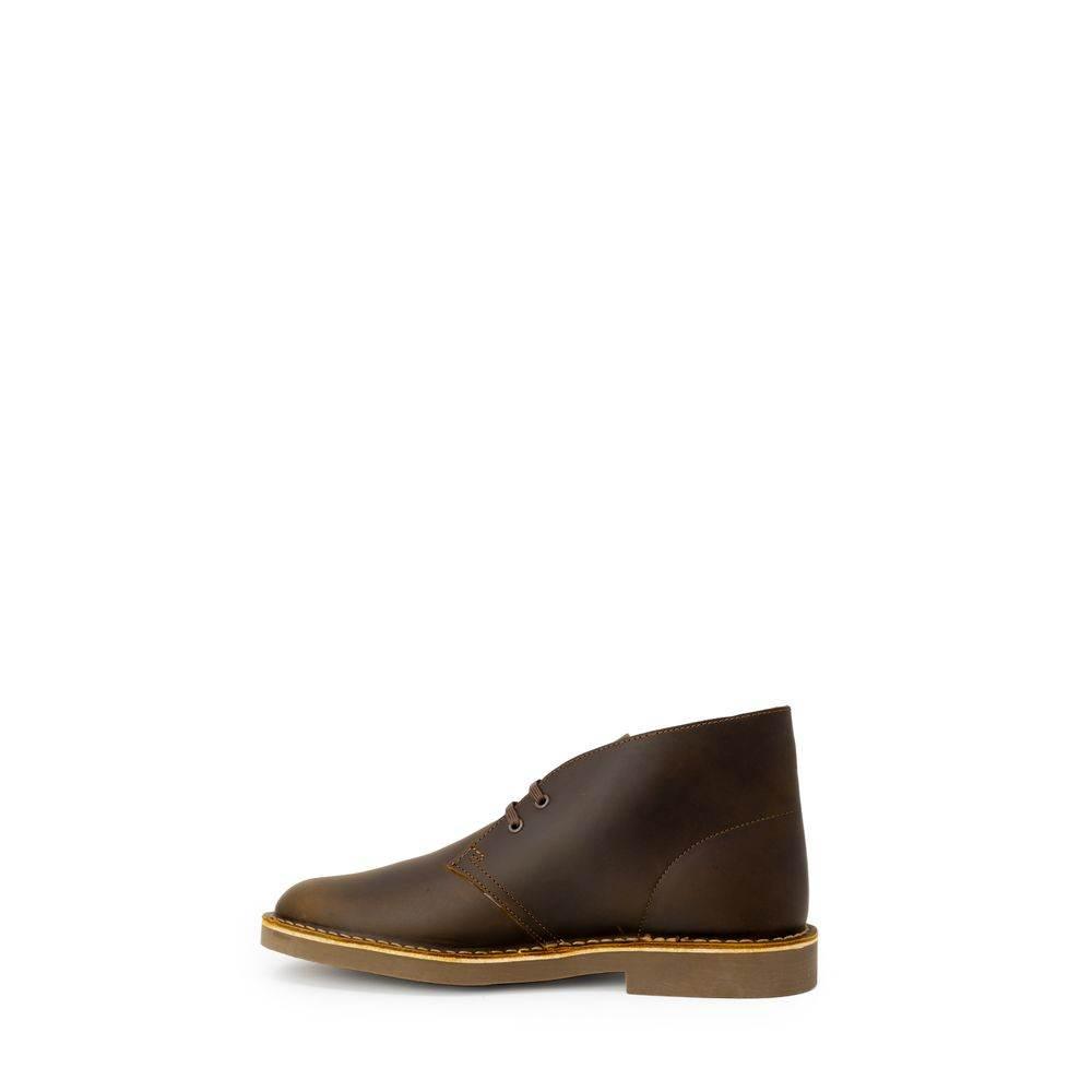 Clarks Brown Leather Boot - Hilstor