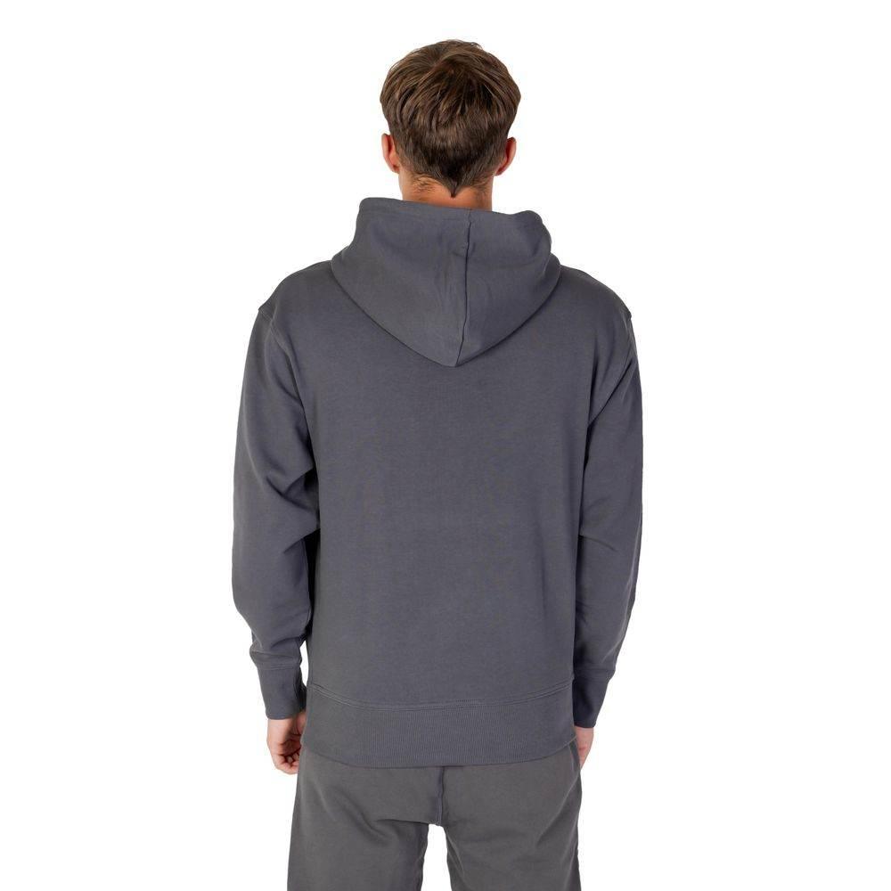 Hugo Boss Gray Cotton Hoody - Hilstor