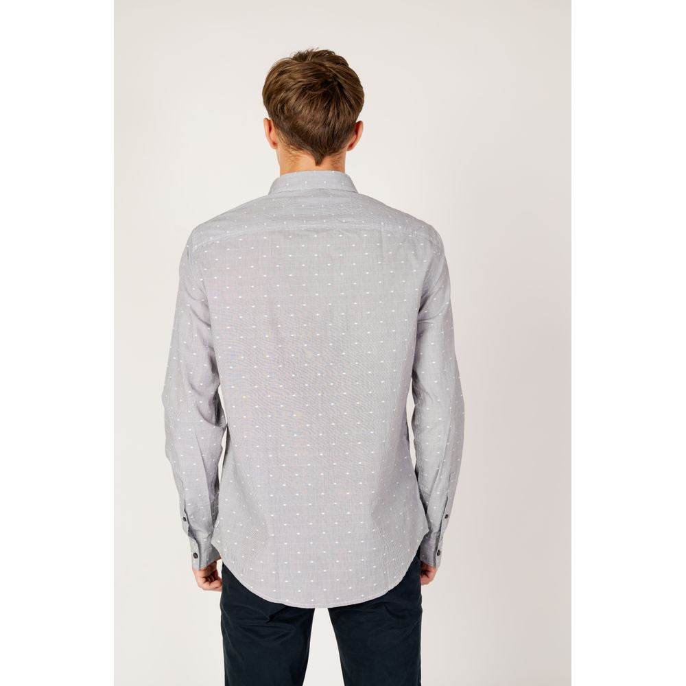 Armani Exchange Black Cotton Shirt - Hilstor