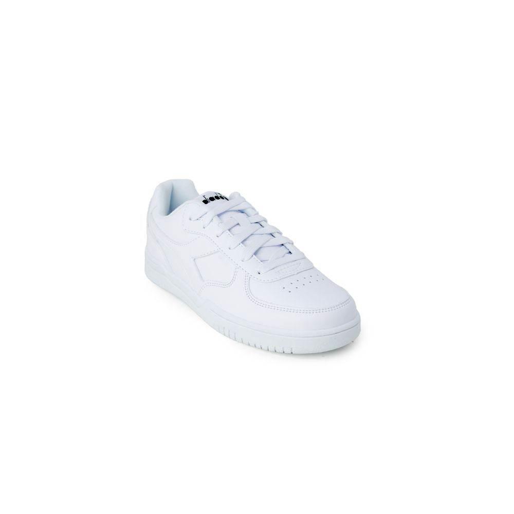 Diadora White Artificial Leather Sneaker - Hilstor