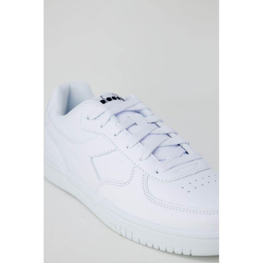 Diadora White Artificial Leather Sneaker - Hilstor