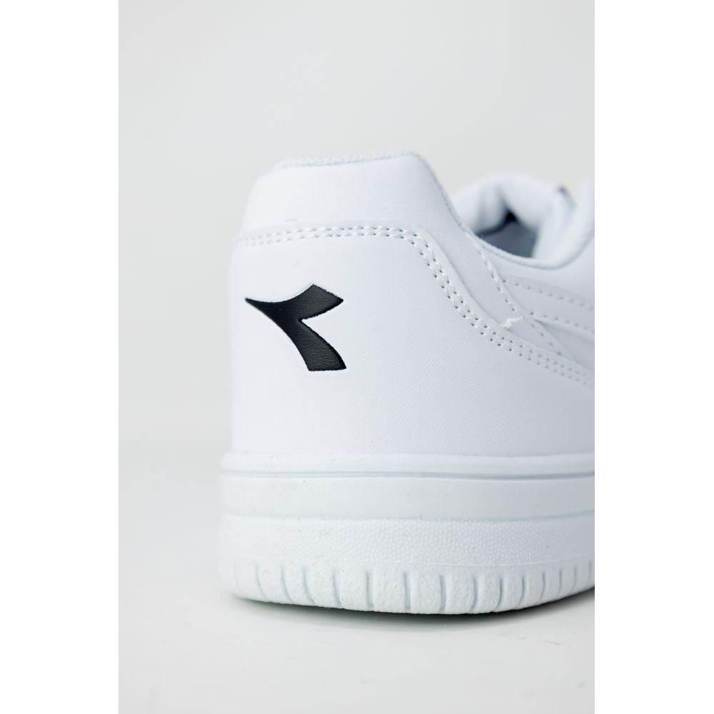 Diadora White Artificial Leather Sneaker - Hilstor