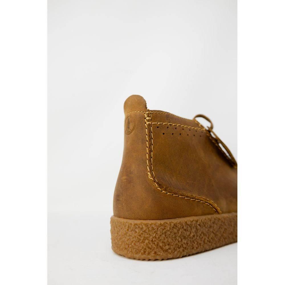 Clarks Beige Leather Boot - Hilstor