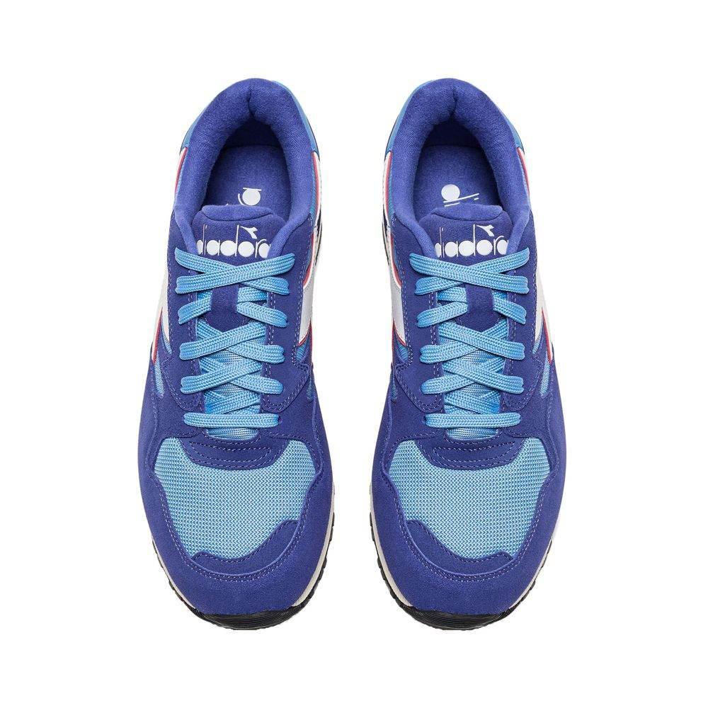 Diadora Blue Leather Sneaker - Hilstor