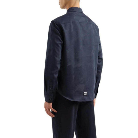 Armani Exchange Blue Cotton Shirt - Hilstor