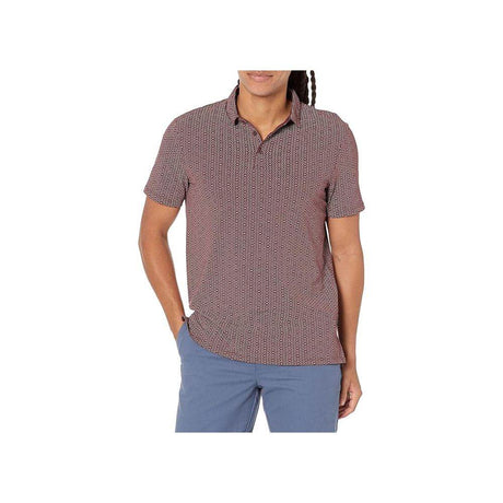 Armani Exchange Bordeaux Cotton Polo Shirt - Hilstor