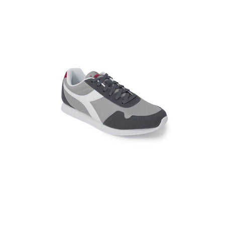 Diadora Gray Polyester Sneaker - Hilstor