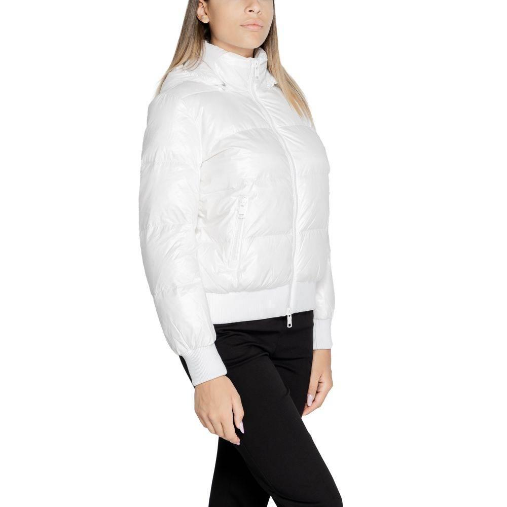 Armani Exchange White Polyamide Jackets & Coat - Hilstor