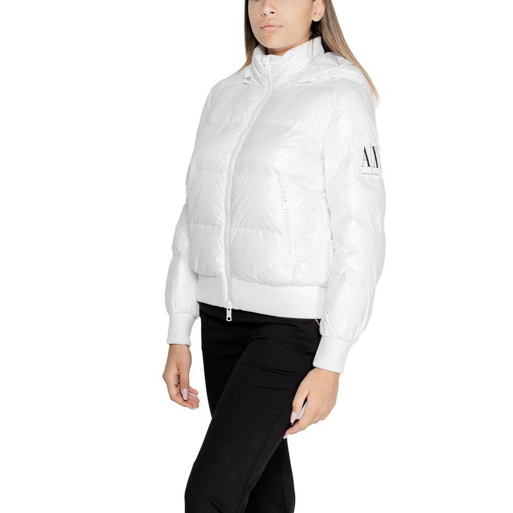 Armani Exchange White Polyamide Jackets & Coat - Hilstor