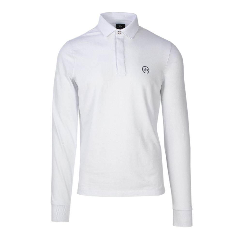 Armani Exchange White Cotton T-Shirt - Hilstor