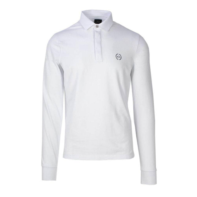 Armani Exchange White Cotton T-Shirt - Hilstor