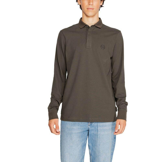Armani Exchange Green Cotton T-Shirt - Hilstor