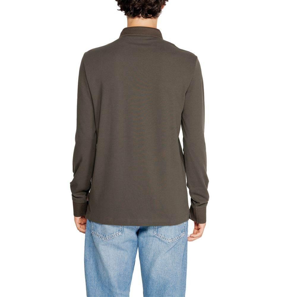 Armani Exchange Green Cotton T-Shirt - Hilstor