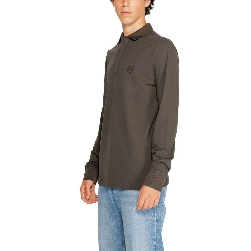 Armani Exchange Green Cotton T-Shirt - Hilstor