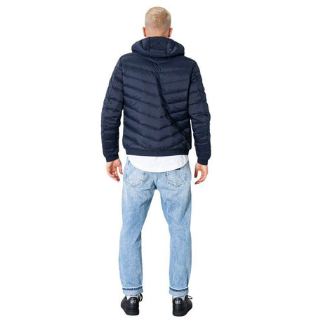 Armani Exchange Blue Polyester Jacket - Hilstor