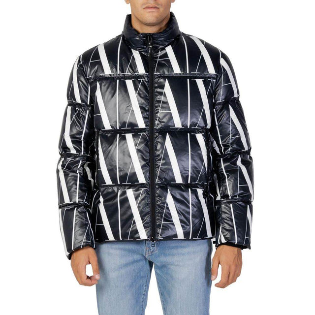 Armani Exchange Black Polyester Jacket - Hilstor