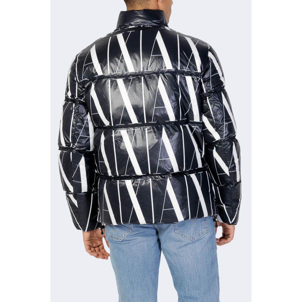 Armani Exchange Black Polyester Jacket - Hilstor