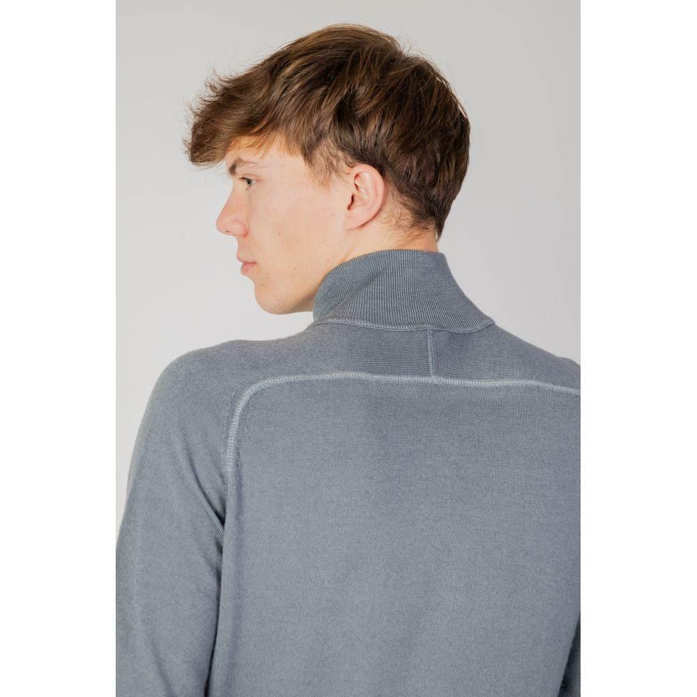 Hugo Boss Gray Wool Cardigan - Hilstor