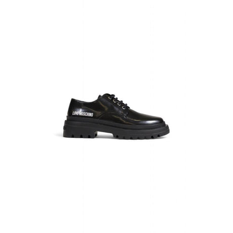 Love Moschino Black Polyethylene Flat Shoe - Hilstor