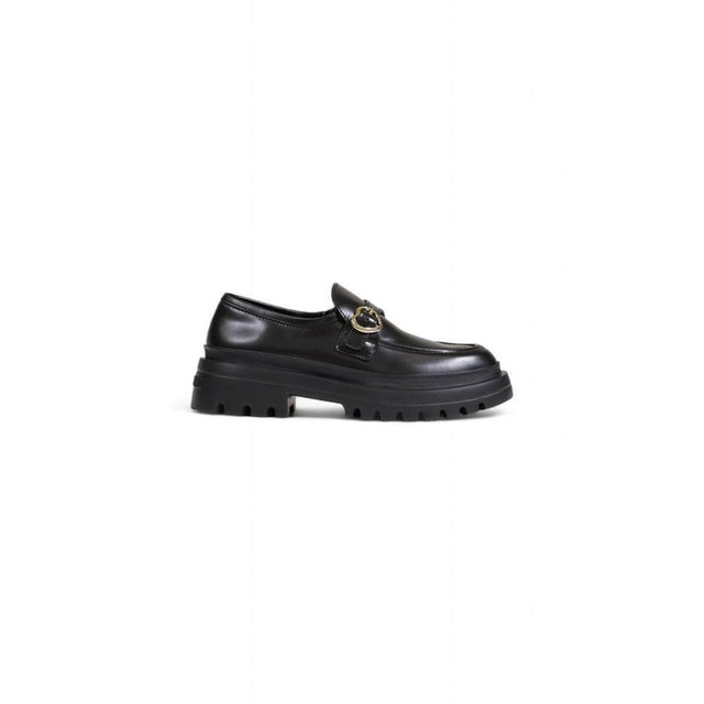 Love Moschino Black Polyethylene Flat Shoe - Hilstor