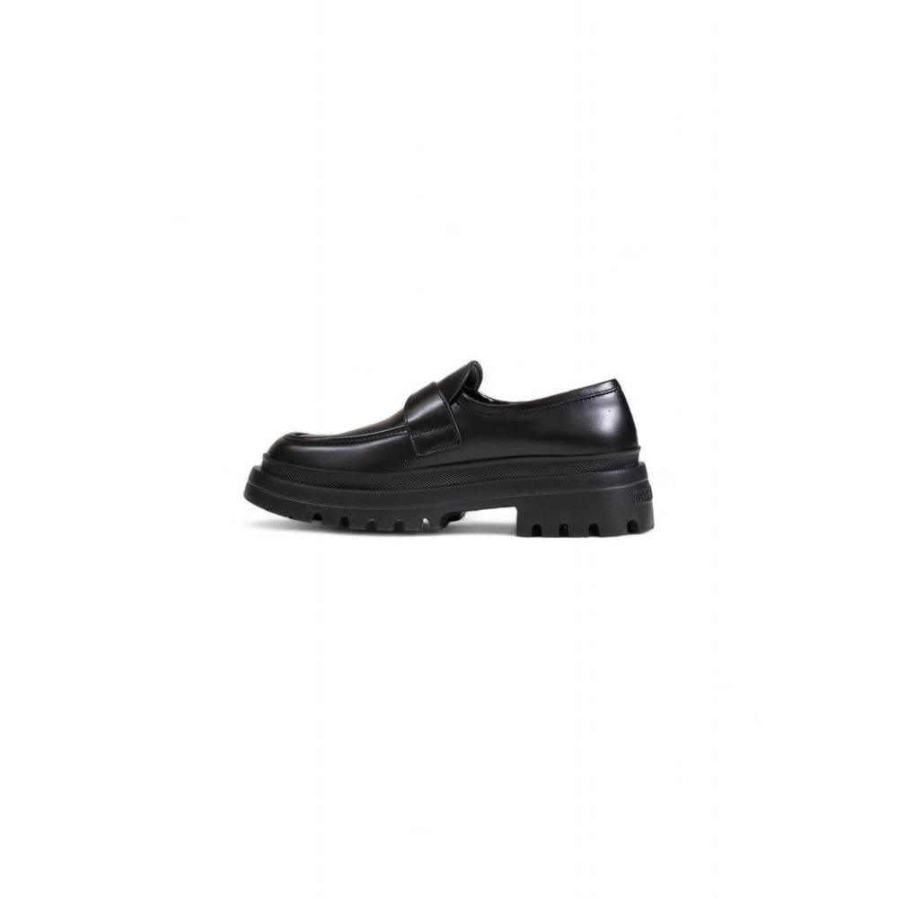 Love Moschino Black Polyethylene Flat Shoe - Hilstor